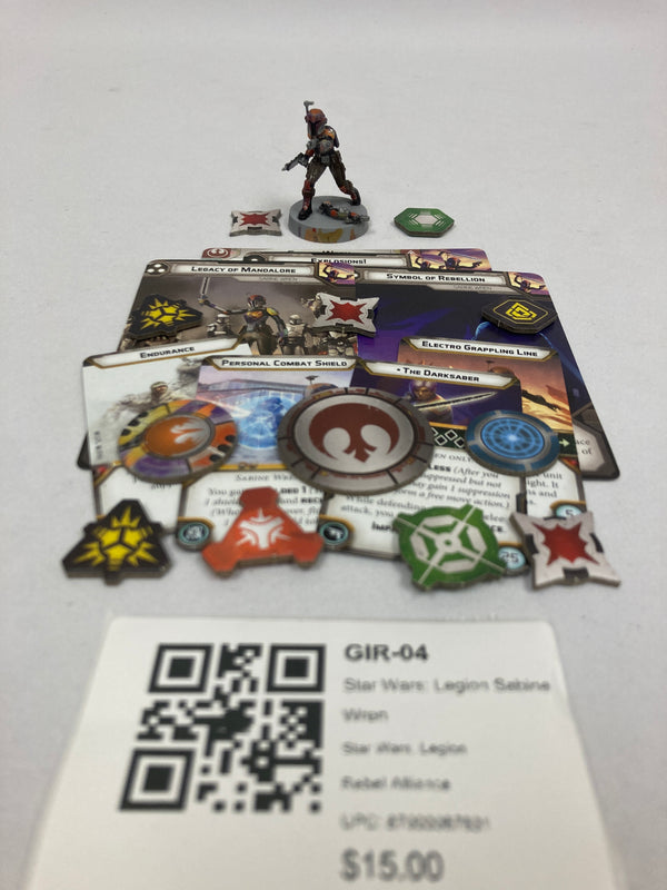 Star Wars: Legion Sabine Wren GIR-04