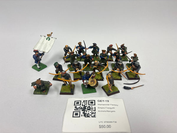 Warhammer Fantasy Empire Freeguild Archers/Rangers GEY-19