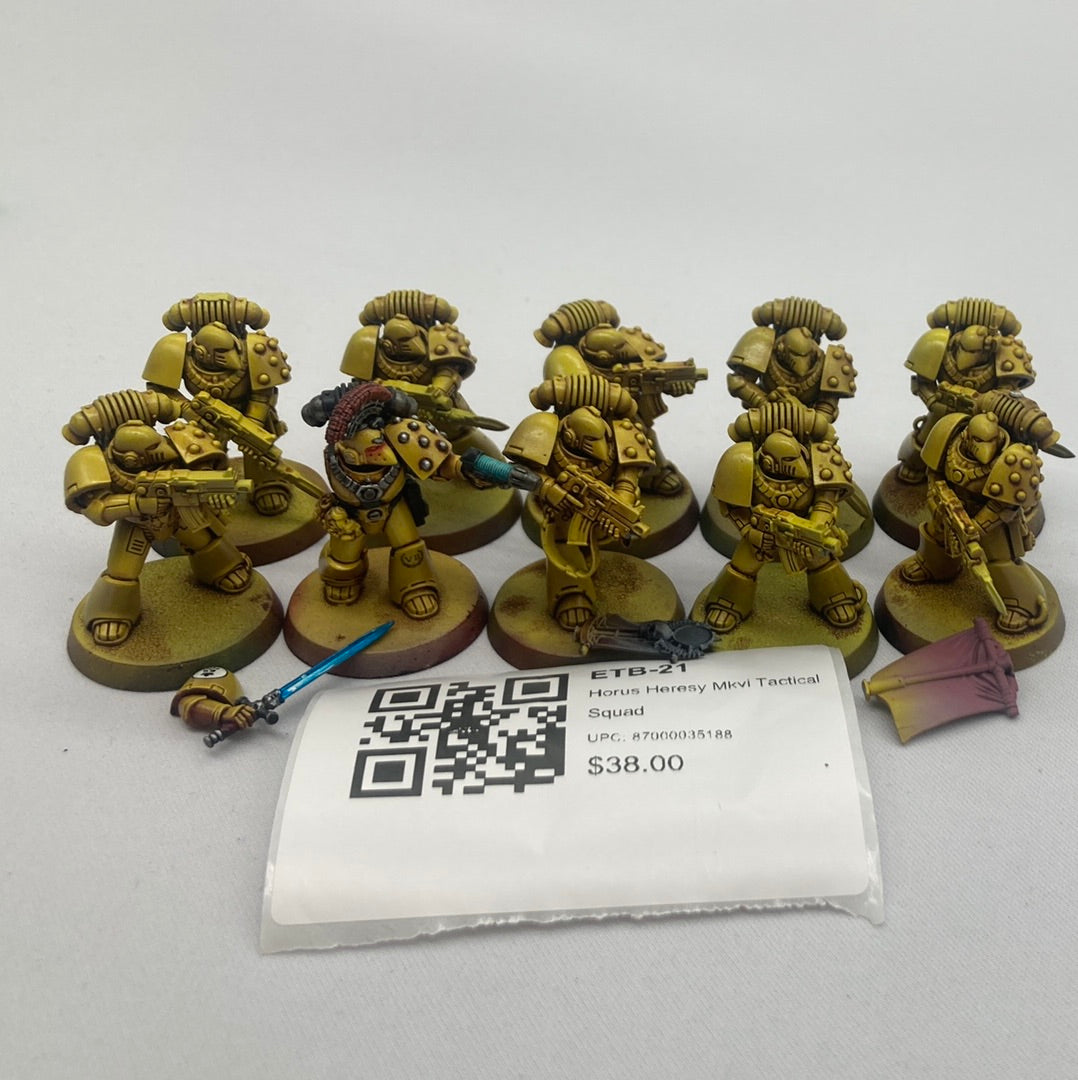Horus Heresy Mkvi Tactical Squad ETB-21 | Frontline Gaming