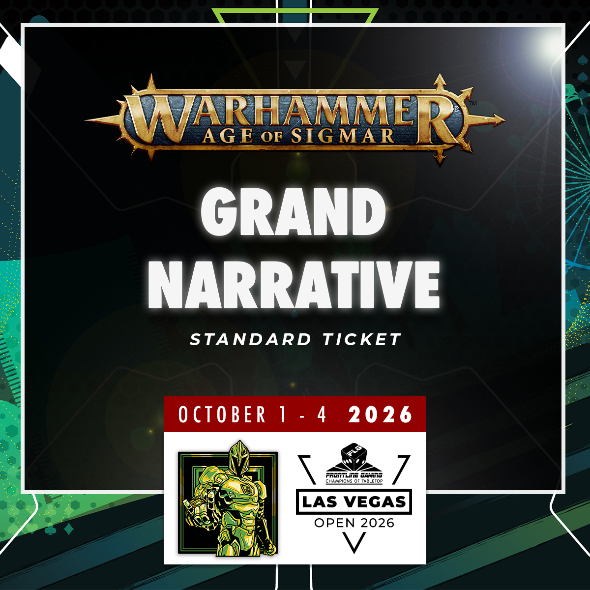 Warhammer Age of Sigmar Grand Narrative Experience - LVO 2026
