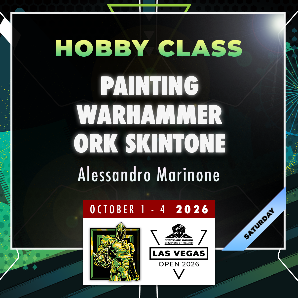 Alessandro Marinone - Painting Warhammer Ork Skintone - LVO 2026 Hobby Class