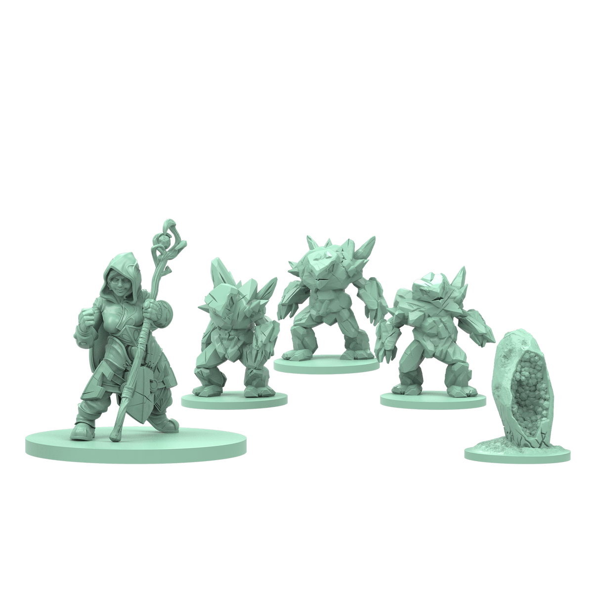 Godtear Eternal Glade Starter Set - Nia - The Crystalmancer / Morrigan - Lich Queen od the Frozen Wastes
