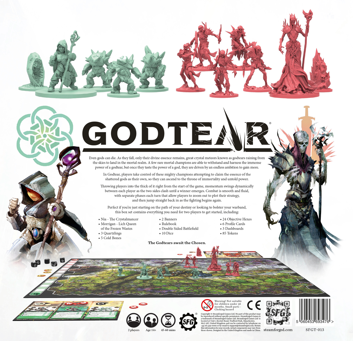 Godtear Eternal Glade Starter Set - Nia - The Crystalmancer / Morrigan - Lich Queen od the Frozen Wastes