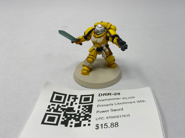 Warhammer 40,000 Primaris Lieutenant With Power Sword DRR-28