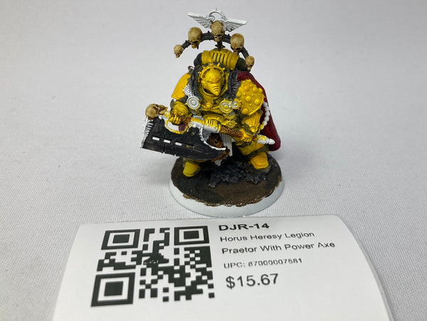 Horus Heresy Legion Praetor With Power Axe DJR-14