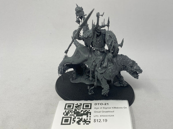 Age of Sigmar Killaboss On Great Gnashtoof DTO-21