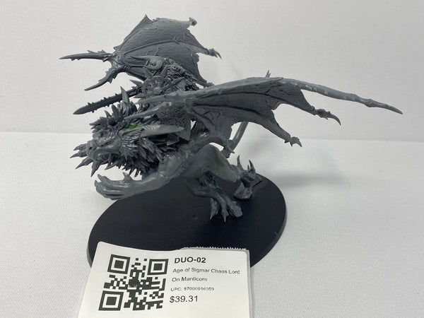 Age of Sigmar Chaos Lord On Manticore DUO-02
