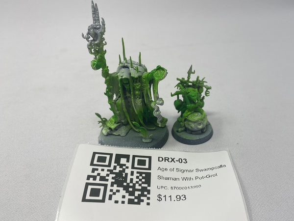Age of Sigmar Swampcalla Shaman With Pot-Grot DRX-03