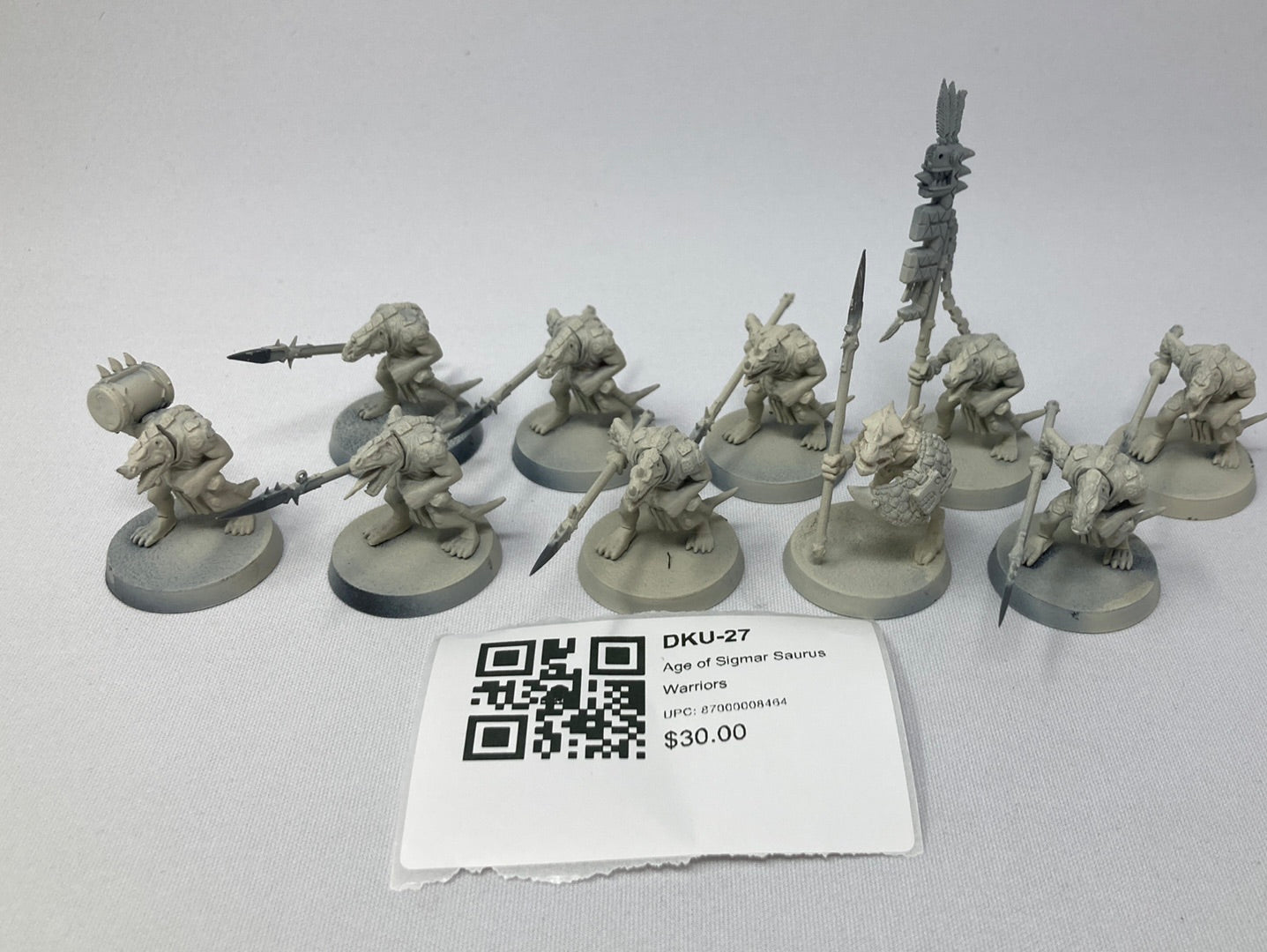 Games Workshop Warhammer Age Of Sigmar Saurus Warriors - 10-Piece Seraphon Army Set