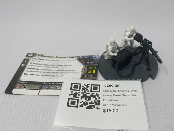 Star Wars: Legion E-Web Heavy Blaster Team Unit Expansion DQK-06