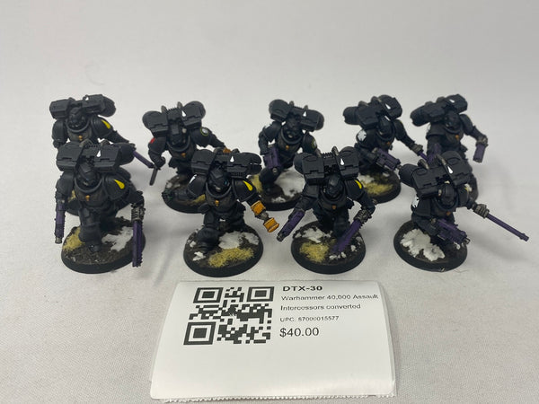 Warhammer 40,000 Assault Intercessors converted DTX-30