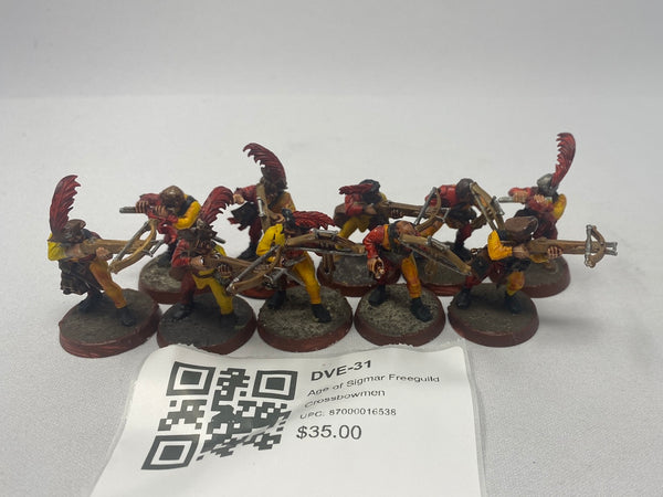 Age of Sigmar Freeguild Crossbowmen DVE-31