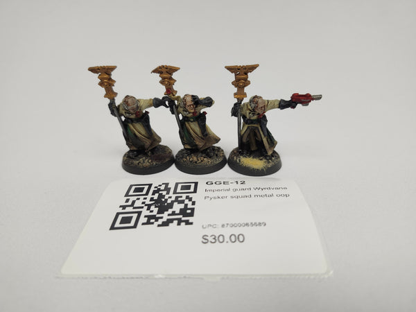 Imperial guard Wyrdvane Pysker squad metal oop GGE-12