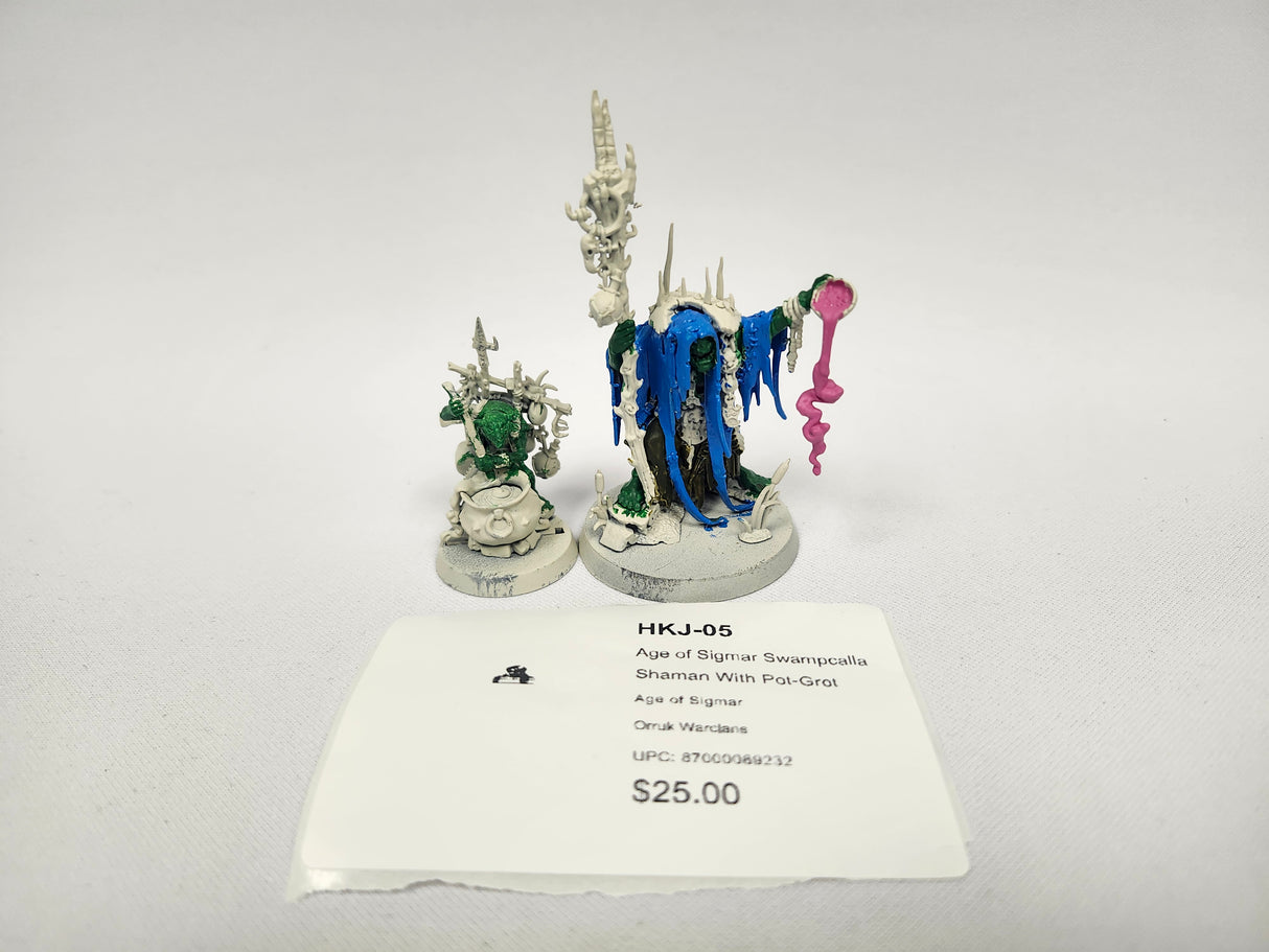 Age of Sigmar Swampcalla Shaman With Pot-Grot HKJ-05