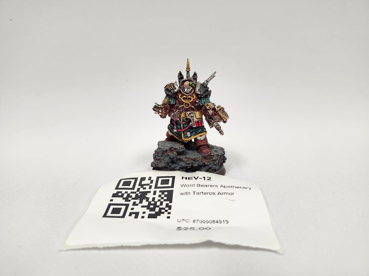 Word Bearers Apothecary with Tartaros Armor HEV-12