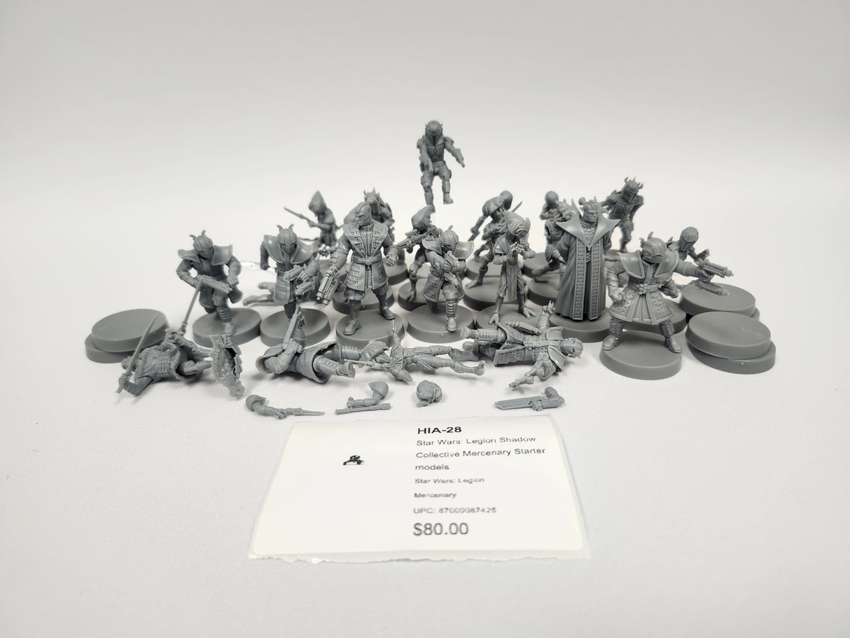 Star Wars: Legion Shadow Collective Mercenary Starter models HIA-28