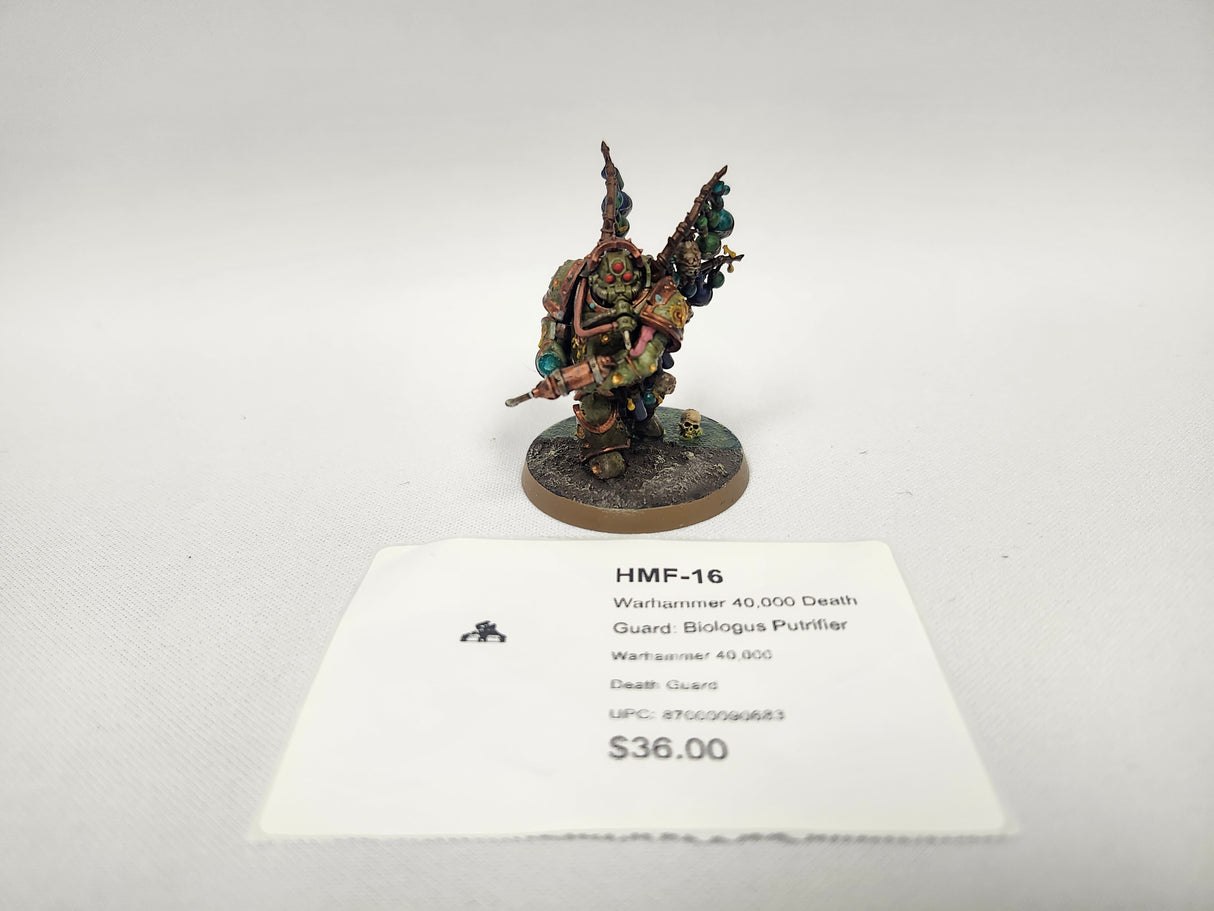 Warhammer 40,000 Death Guard: Biologus Putrifier HMF-16