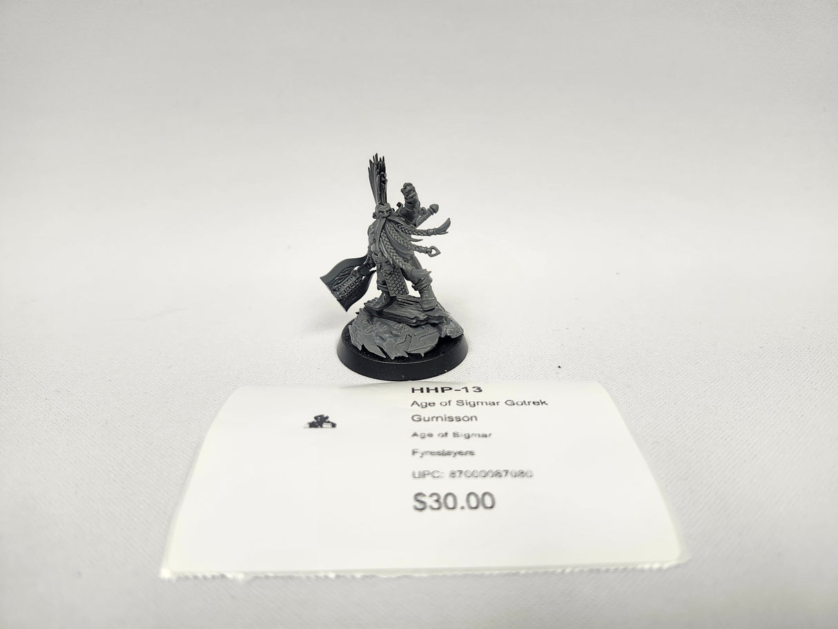Age of Sigmar Gotrek Gurnisson HHP-13