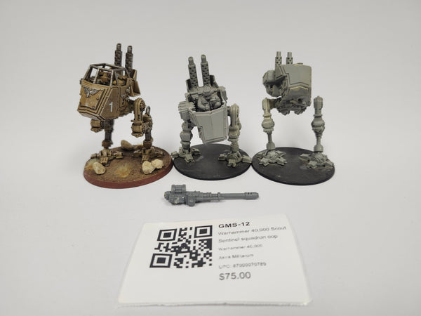 Warhammer 40,000 Scout Sentinel squadron oop GMS-12