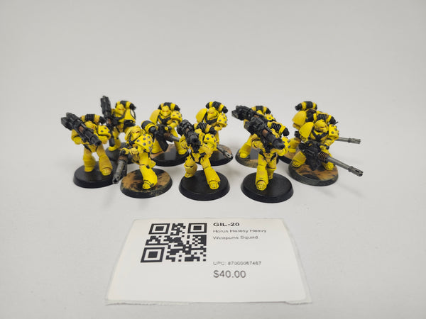 Horus Heresy Heavy Weapons Squad GIL-20