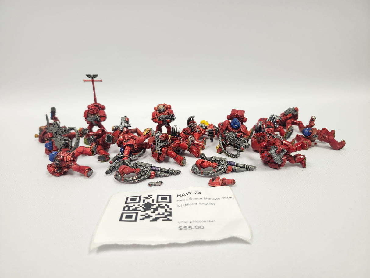Retro Space Marines mixed lot (Blood Angels) HAW-24