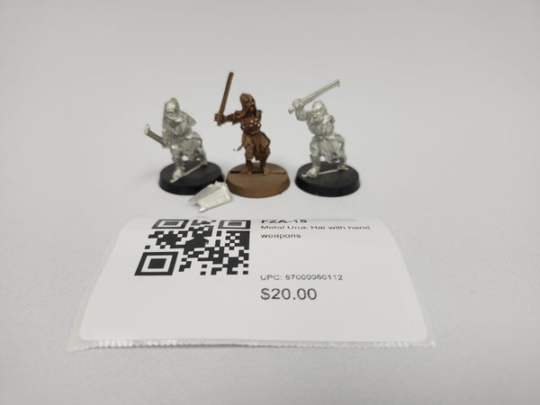 Metal Uruk Hai with hand weapons FZA-15