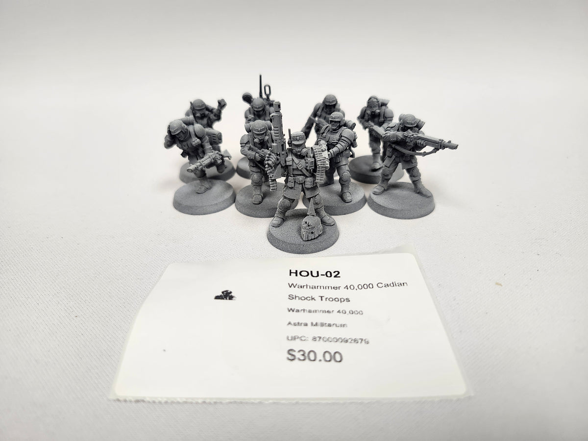 Warhammer 40,000 Cadian Shock Troops HOU-02