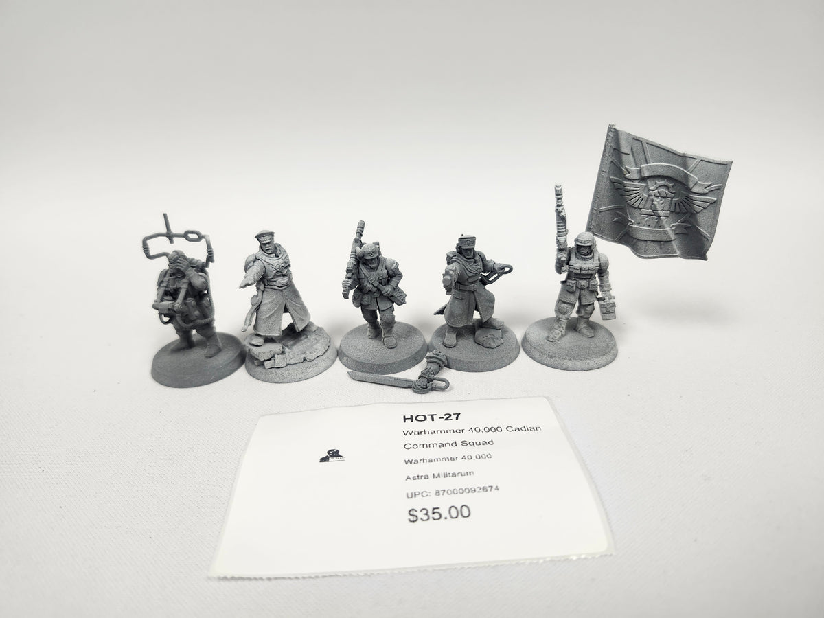 Warhammer 40,000 Cadian Command Squad HOT-27