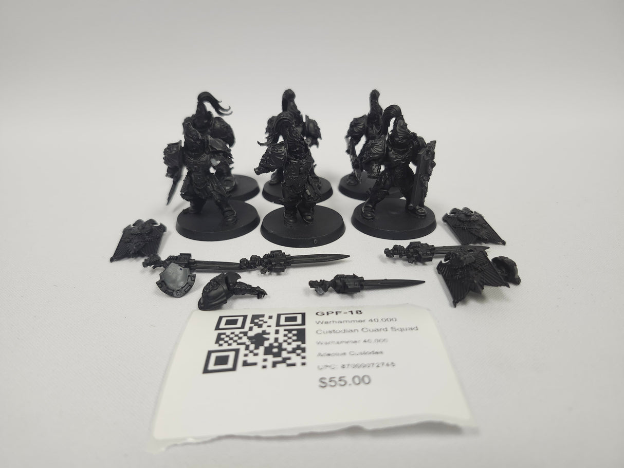 Warhammer 40,000 Custodian Guard Squad GPF-18