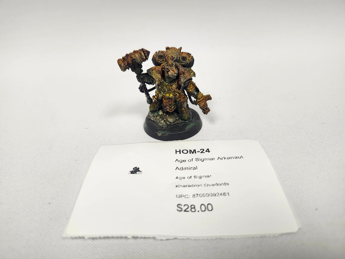 Age of Sigmar Arkanaut Admiral HOM-24