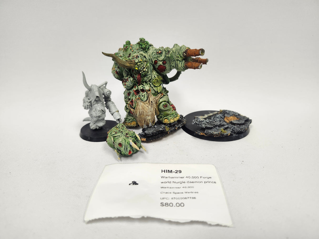 Warhammer 40,000 Forge world Nurgle daemon prince HIM-29
