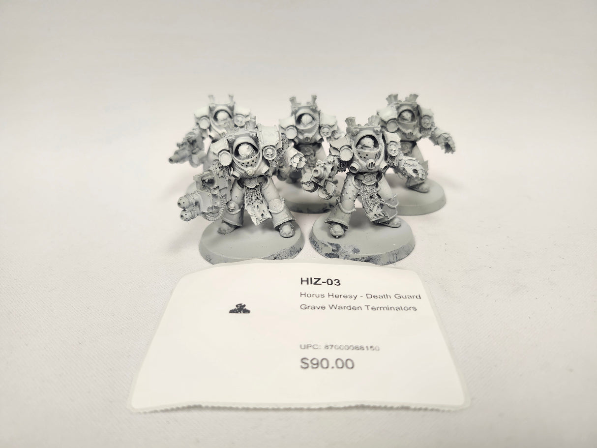 Horus Heresy - Death Guard Grave Warden Terminators HIZ-03