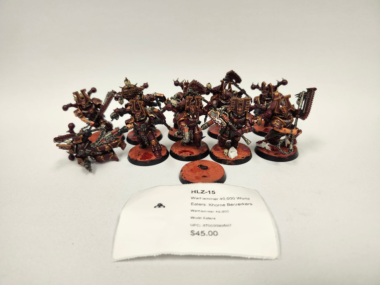Warhammer 40,000 World Eaters: Khorne Berzerkers HLZ-15