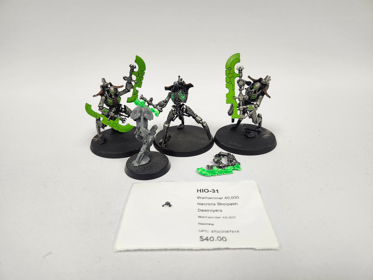Warhammer 40,000 Necrons Skorpekh Destroyers HIO-31