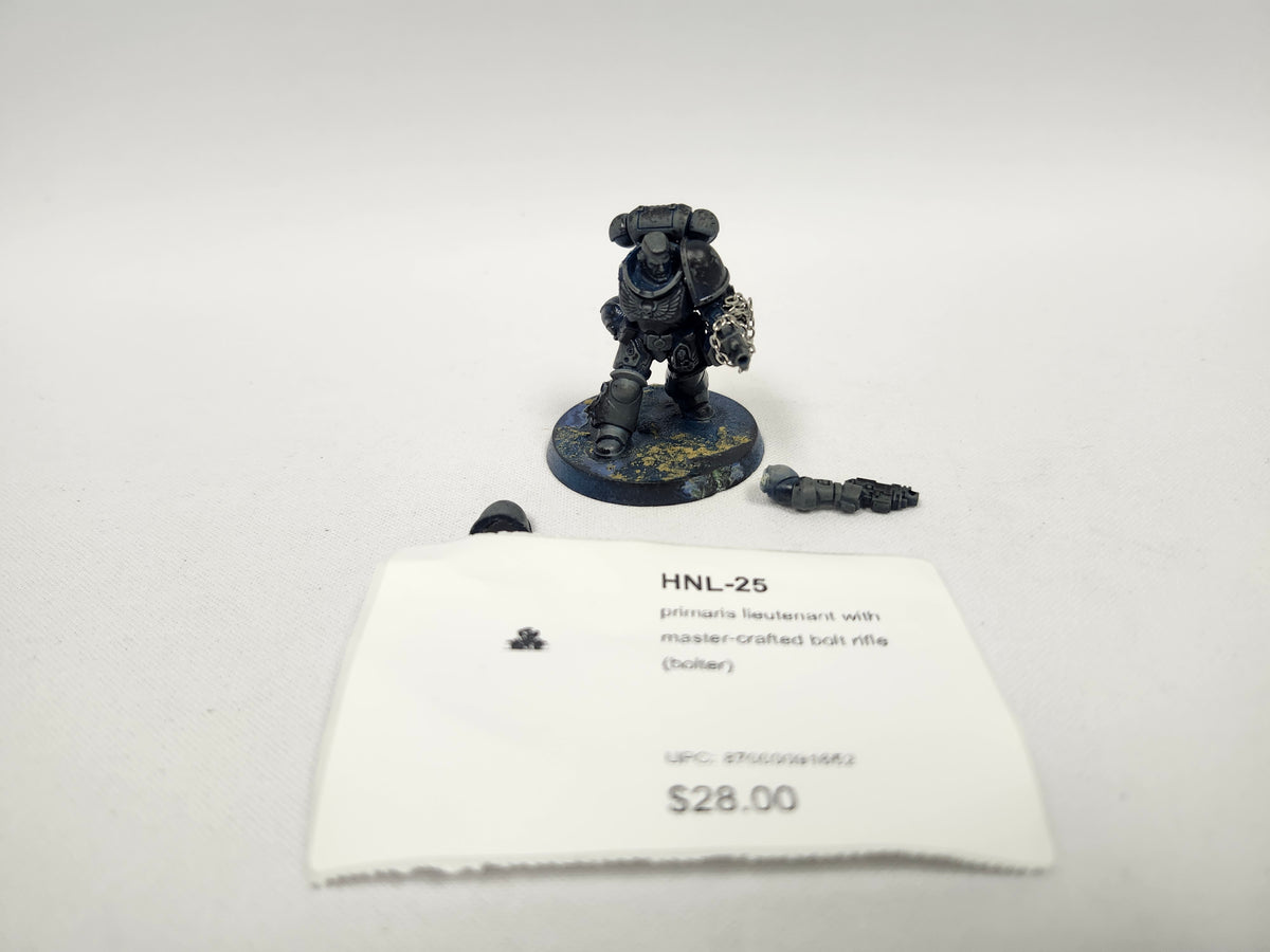 primaris lieutenant with master-crafted bolt rifle (bolter) HNL-25