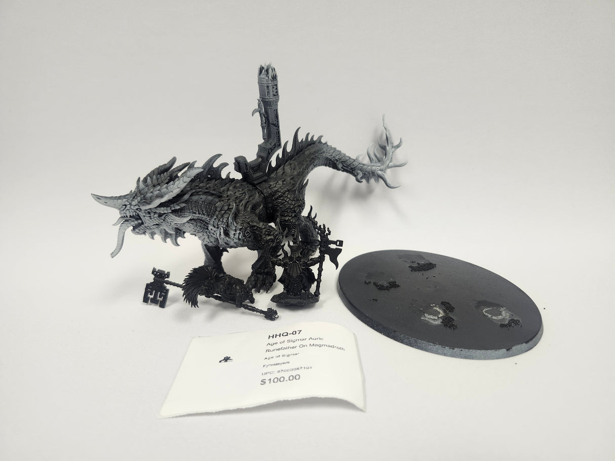 Age of Sigmar Auric Runefather On Magmadroth HHQ-07