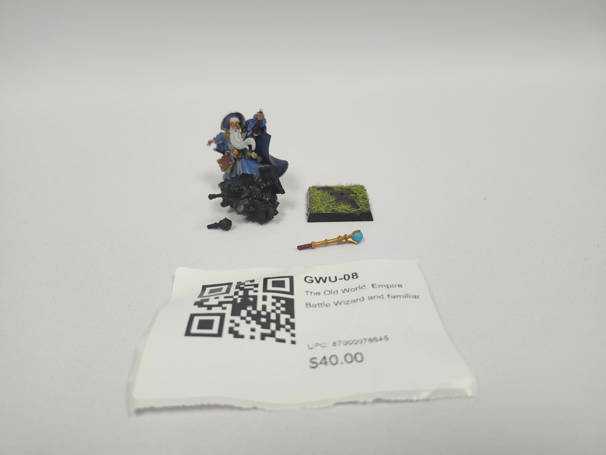 The Old World: Empire Battle Wizard and familiar GWU-08