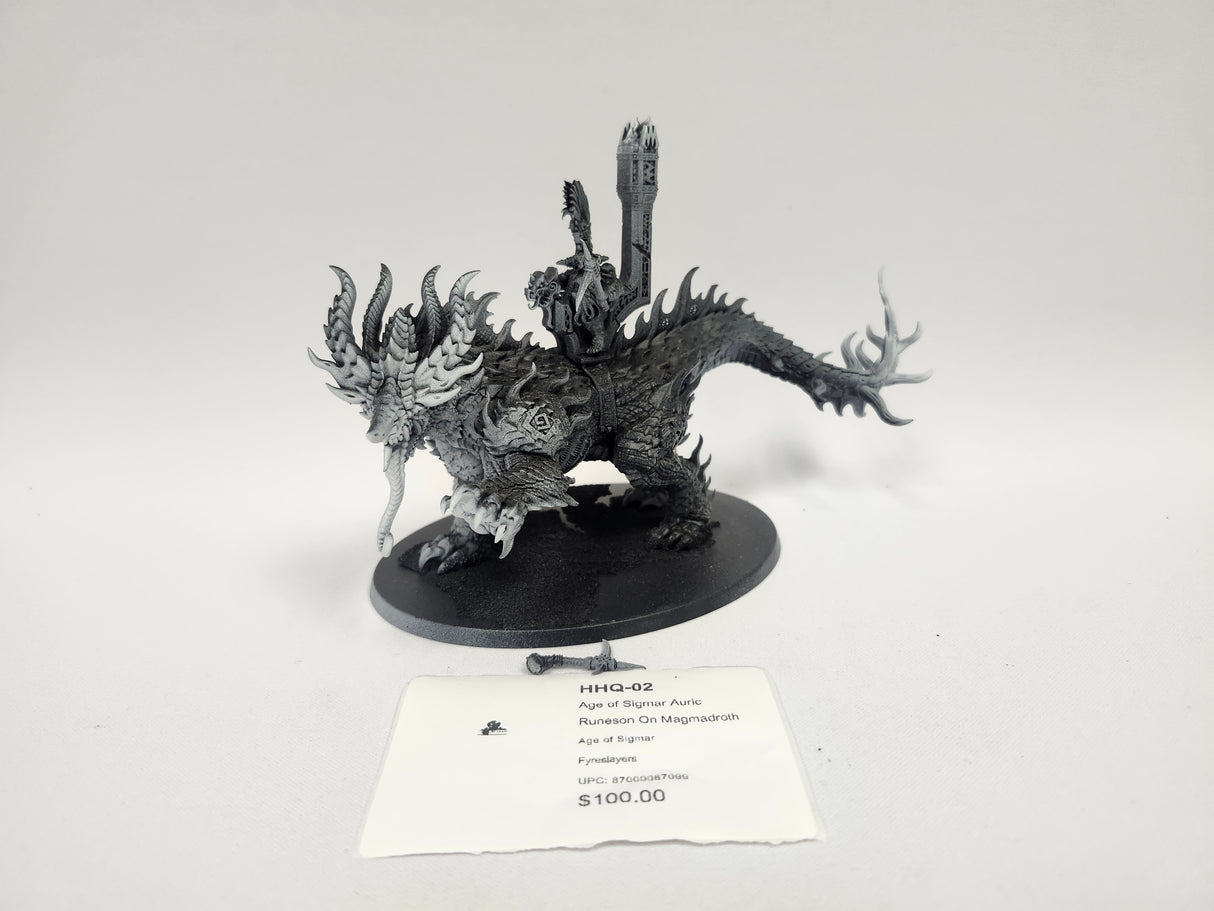 Age of Sigmar Auric Runeson On Magmadroth HHQ-02