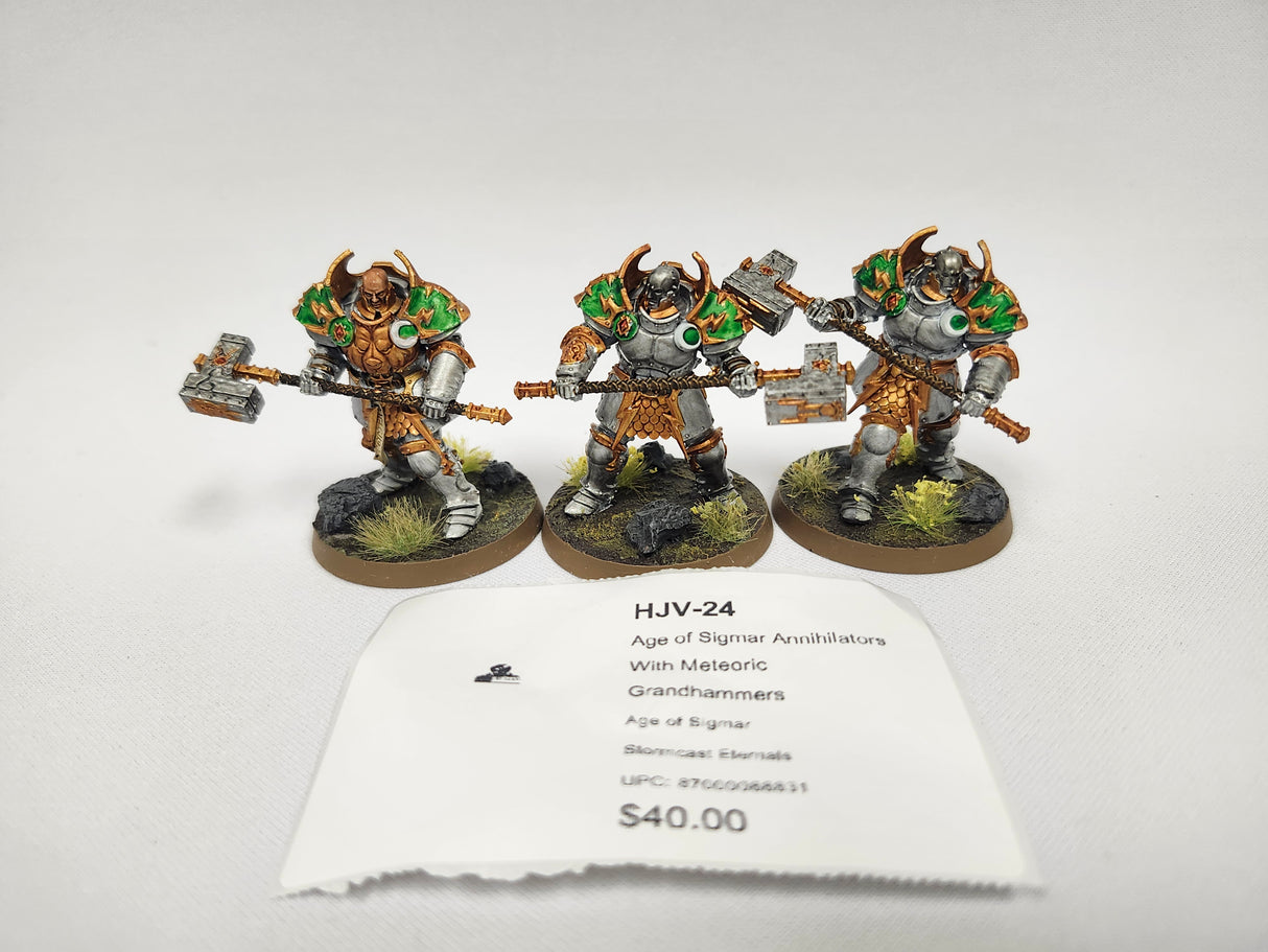 Age of Sigmar Annihilators With Meteoric Grandhammers HJV-24