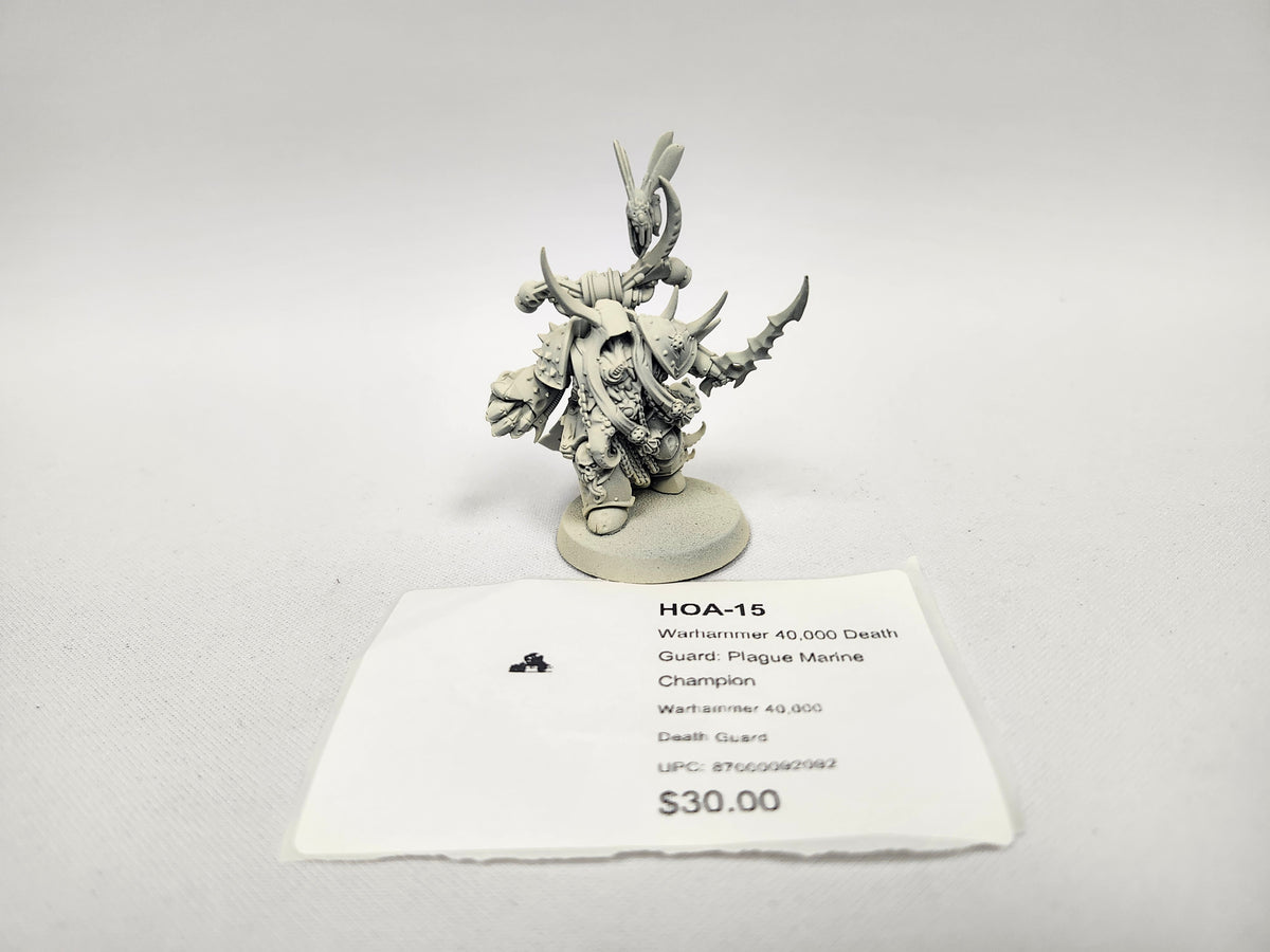 Warhammer 40,000 Death Guard: Plague Marine Champion HOA-15