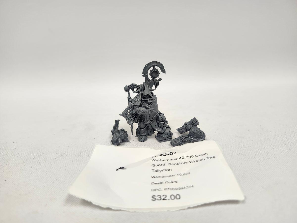 Warhammer 40,000 Death Guard: Scribbus Wretch The Tallyman HQU-07