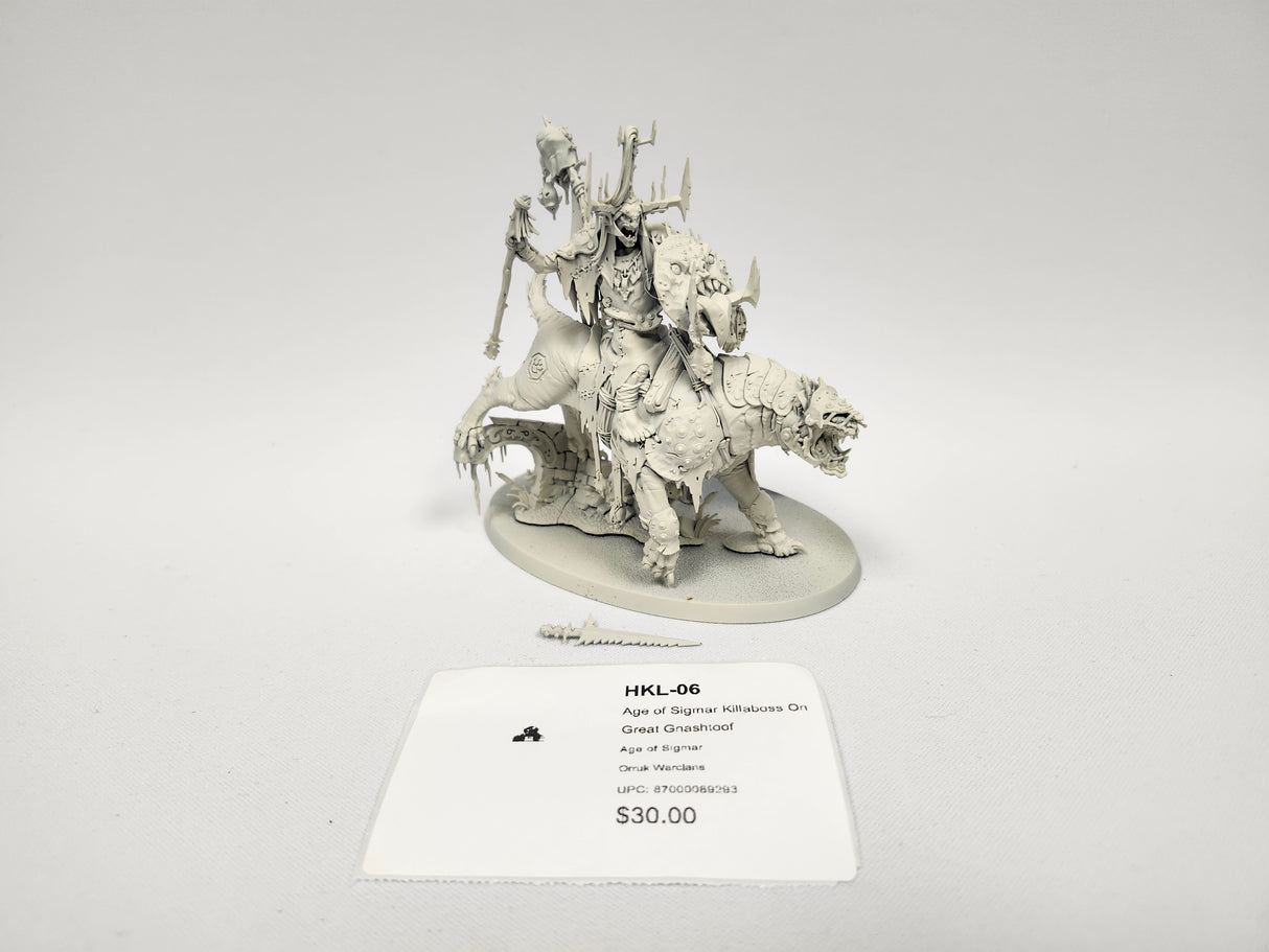 Age of Sigmar Killaboss On Great Gnashtoof HKL-06