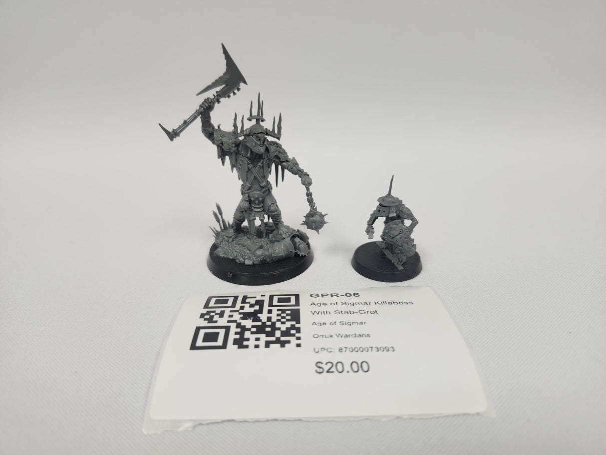 Age of Sigmar Killaboss With Stab-Grot GPR-06