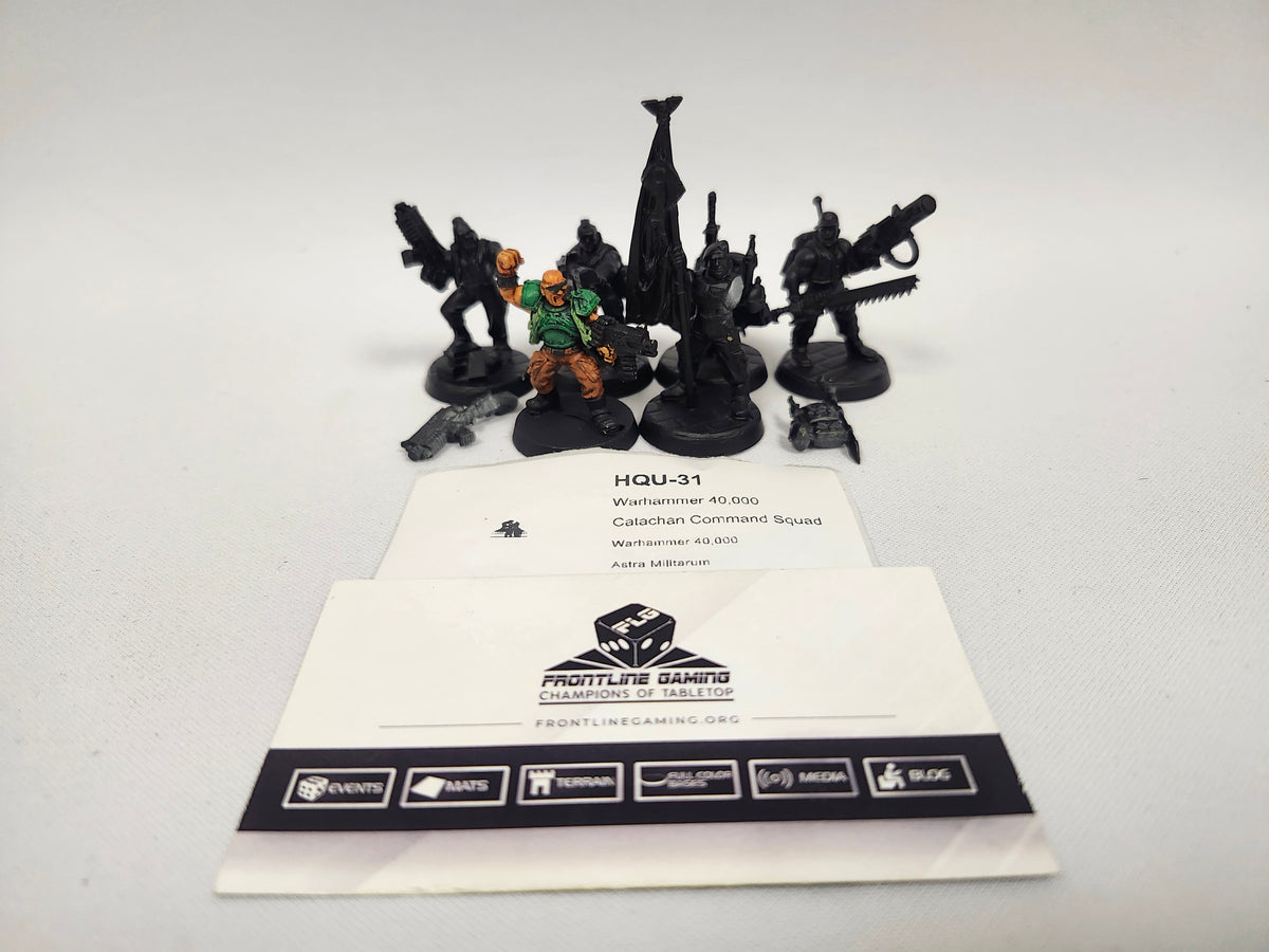 Warhammer 40,000 Catachan Command Squad HQU-31