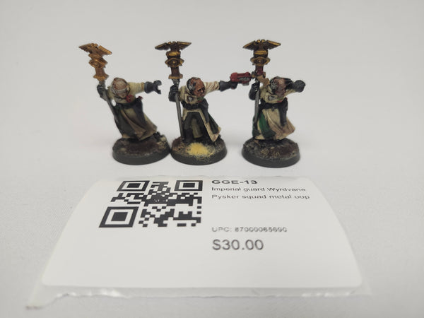 Imperial guard Wyrdvane Pysker squad metal oop GGE-13