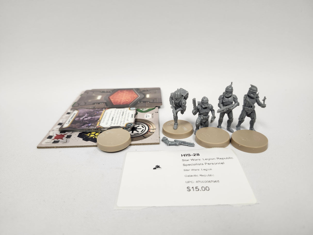 Star Wars: Legion Republic Specialists Personnel HIS-28