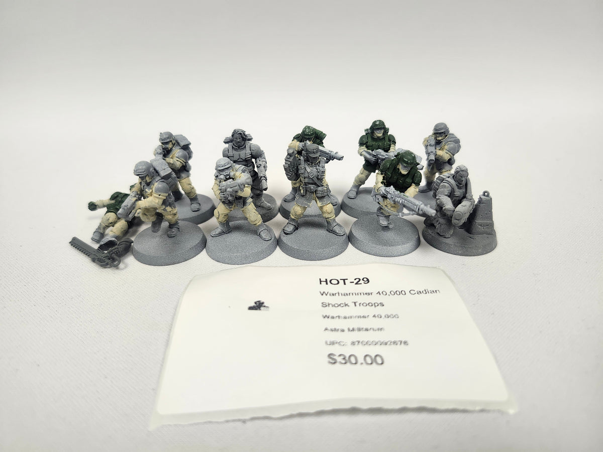 Warhammer 40,000 Cadian Shock Troops HOT-29
