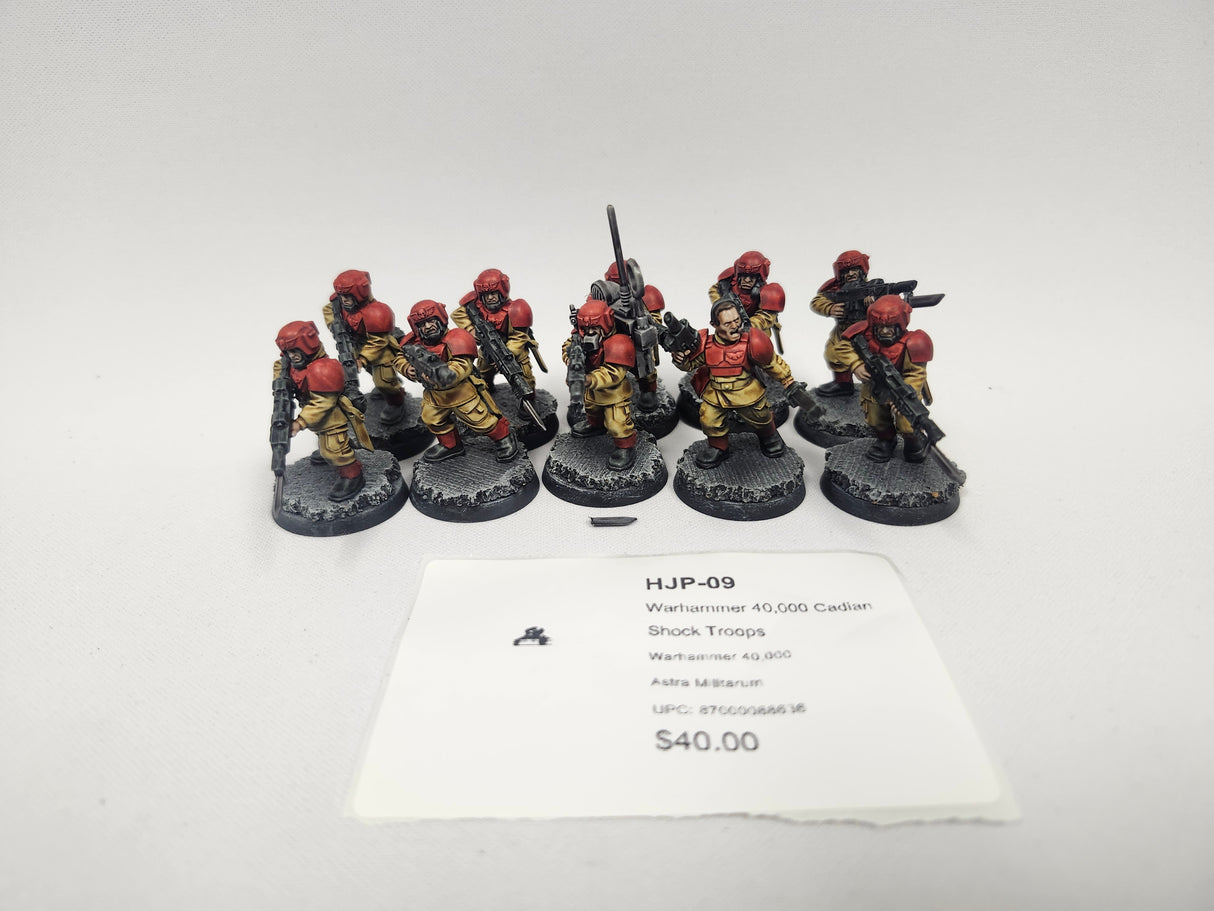 Warhammer 40,000 Cadian Shock Troops HJP-09