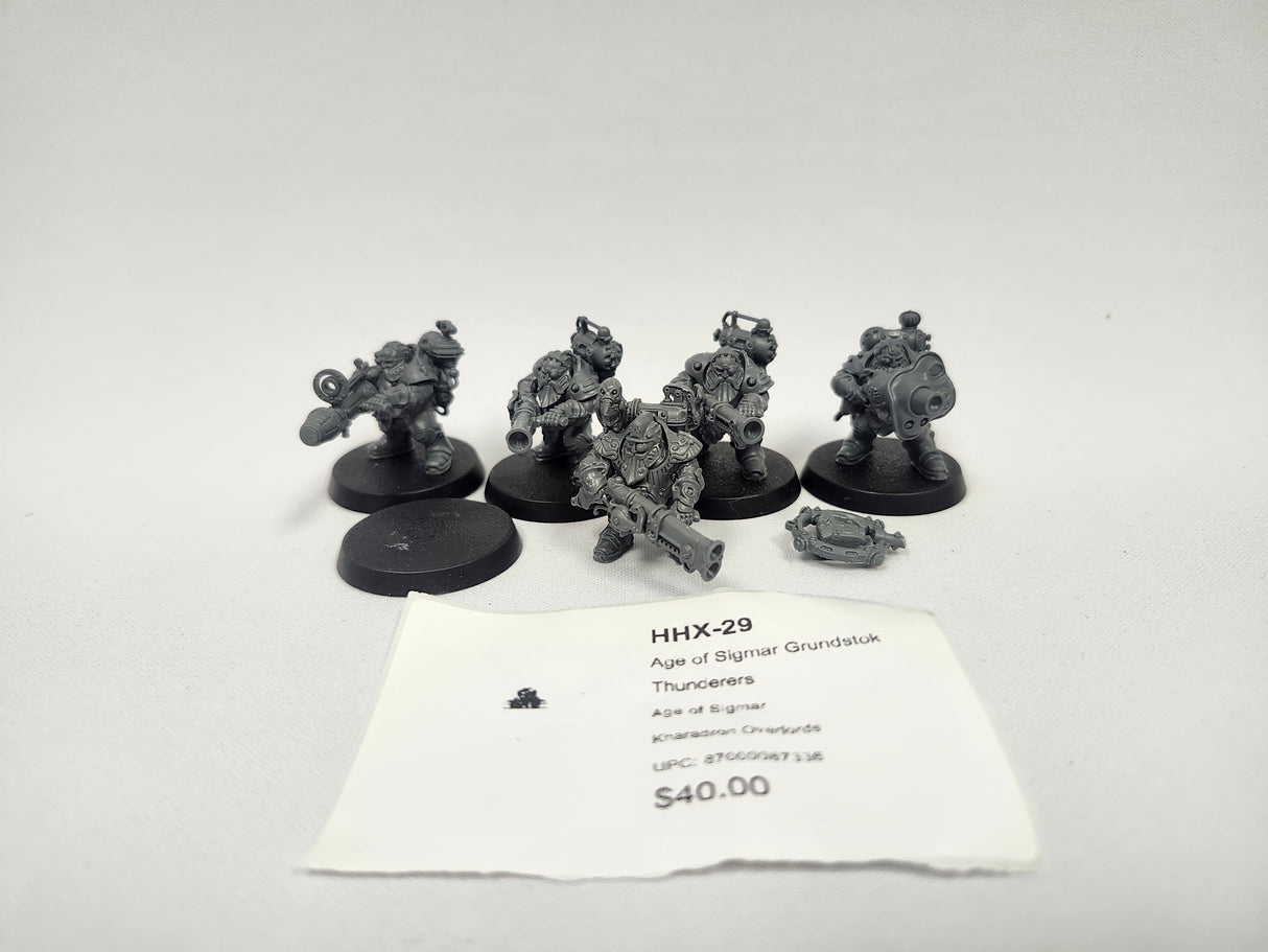 Age of Sigmar Grundstok Thunderers HHX-29