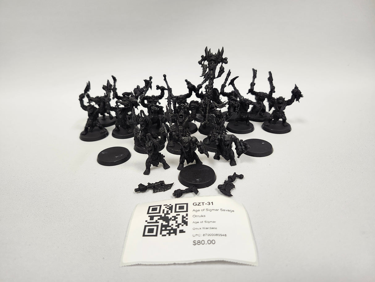 Age of Sigmar Savage Orruks GZT-31